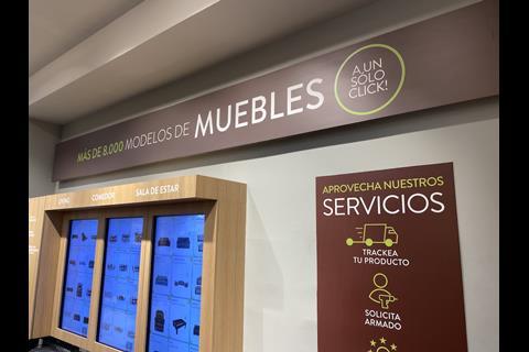 Falabella has digitised its furniture department to give customers access to everything from detailed product information to fabric swatches and finishes